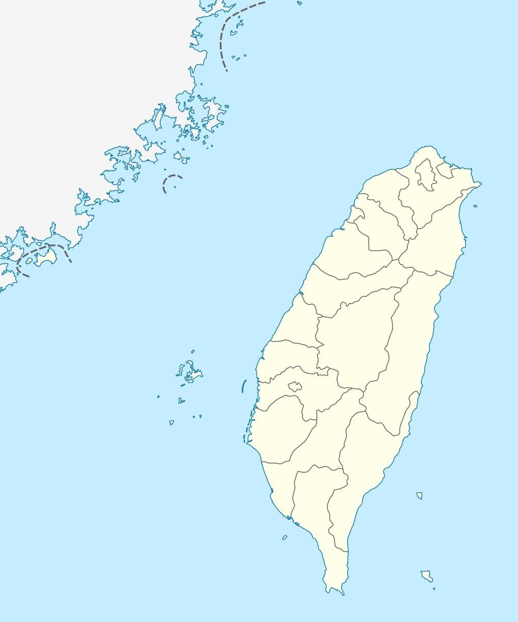 지도 Taiwan 벡터