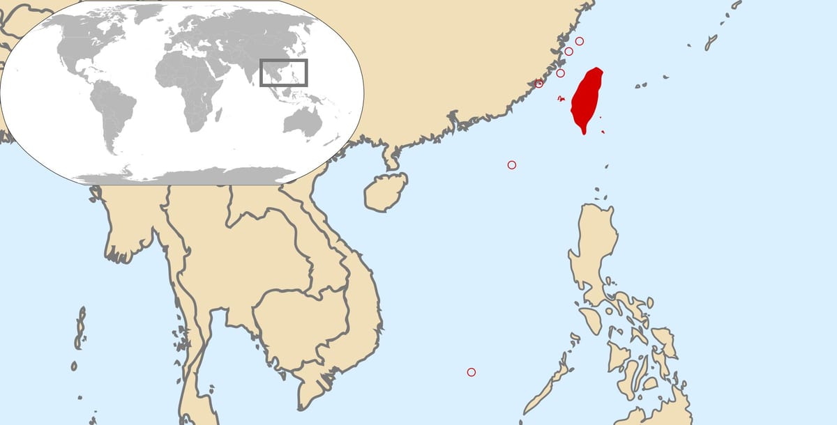 세계지도를 보여주는 대만