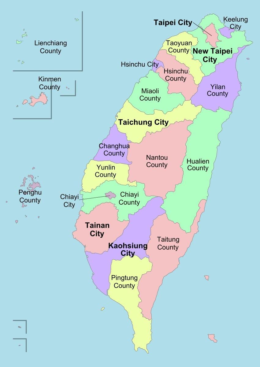 지도의 정치 Taiwan