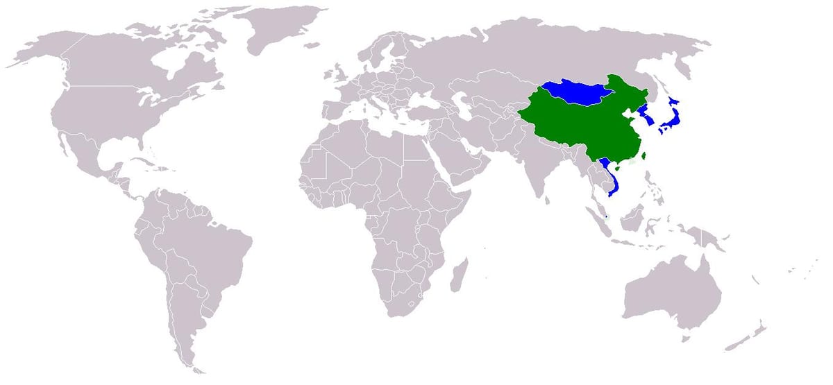 Taiwan 지도에서 중국 버전