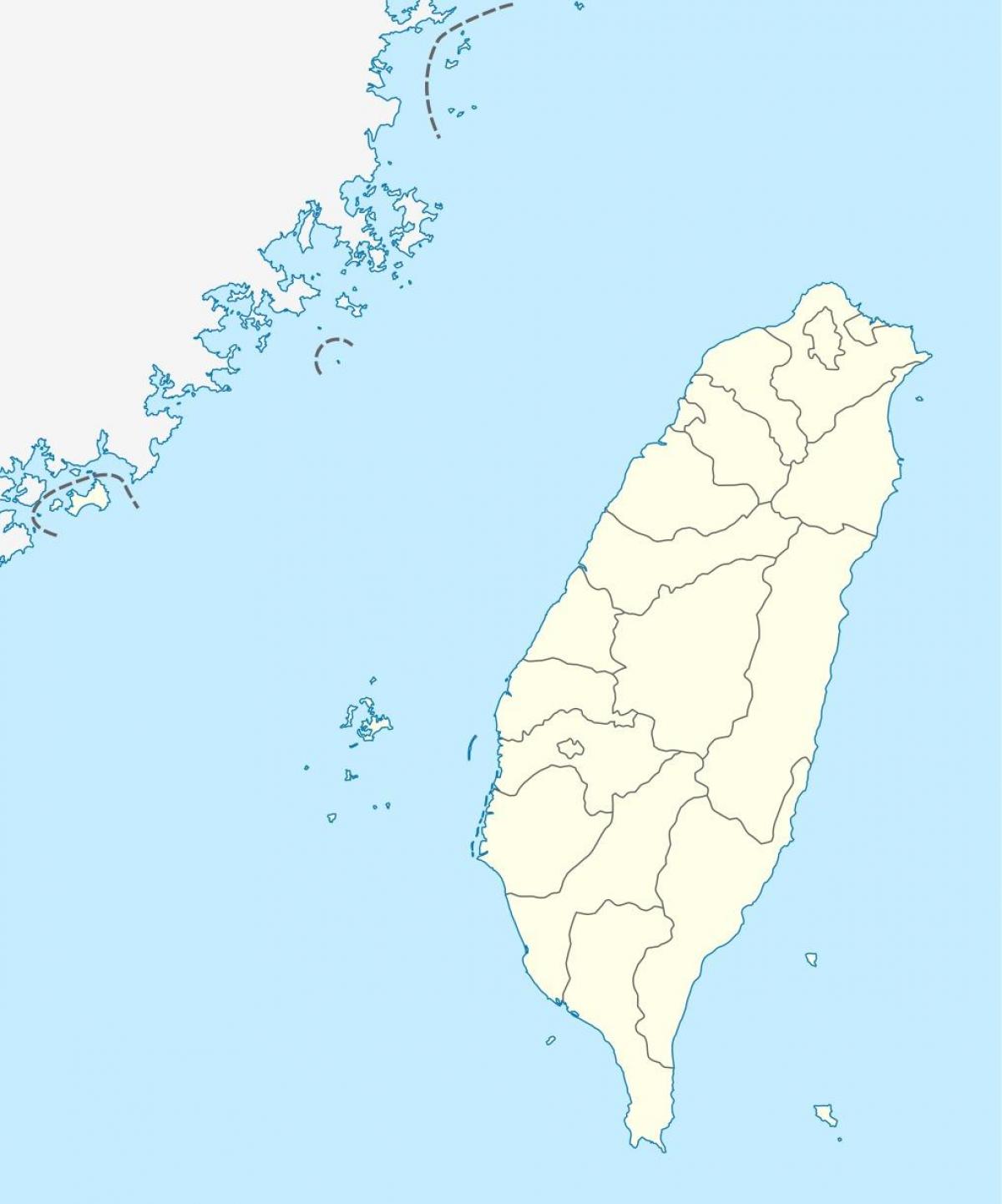 지도 Taiwan 벡터