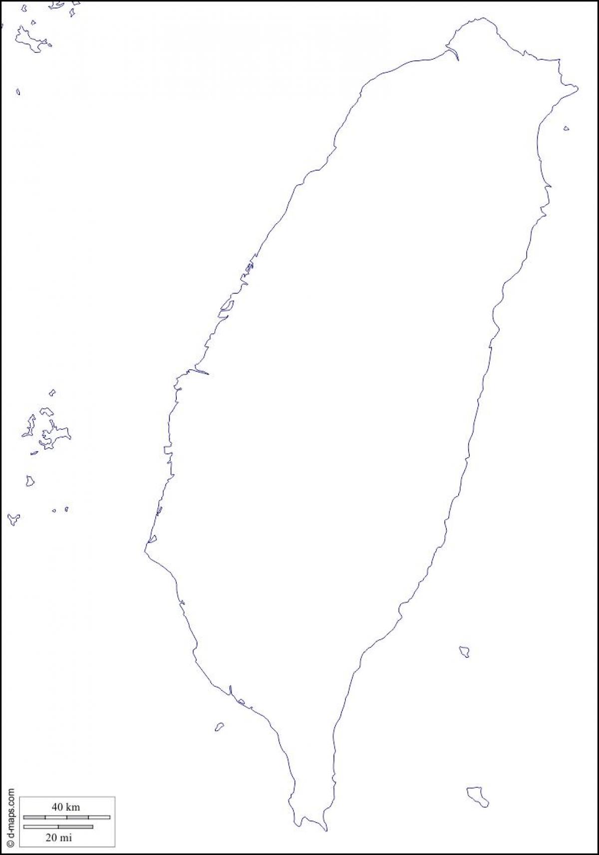 지도 빈 Taiwan