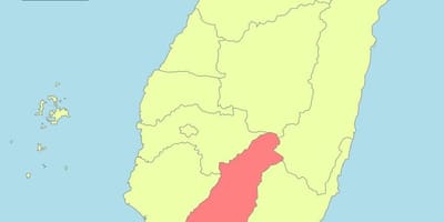 지도 가오슝은 대만