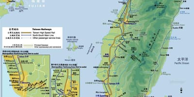 Taiwan 도 지도