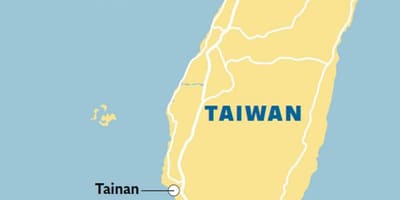 지도 타이난시 Taiwan