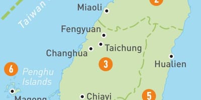 지도 Taiwan 국가