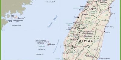 지도의 Taiwan