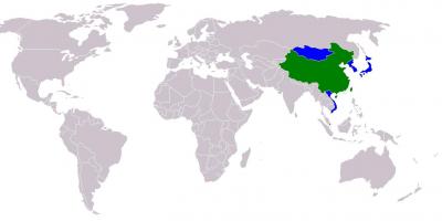 Taiwan 지도에서 중국 버전