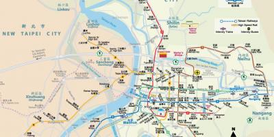 Metro 지도 Taiwan