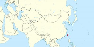 Taiwan 지도에서 아시아